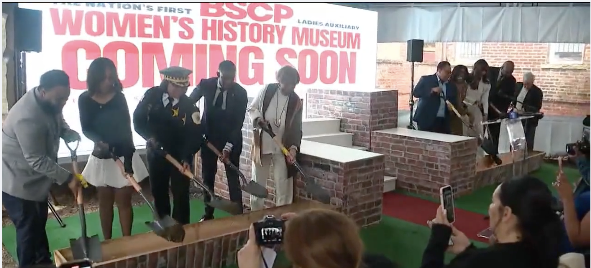 Groundbreaking held for Women's History